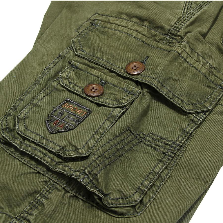 ショートパンツ メンズ 無地 迷彩柄 カーゴパンツ ミリタリー系 夏物 五分丈 カジュアル | ホームアイホーム | 12