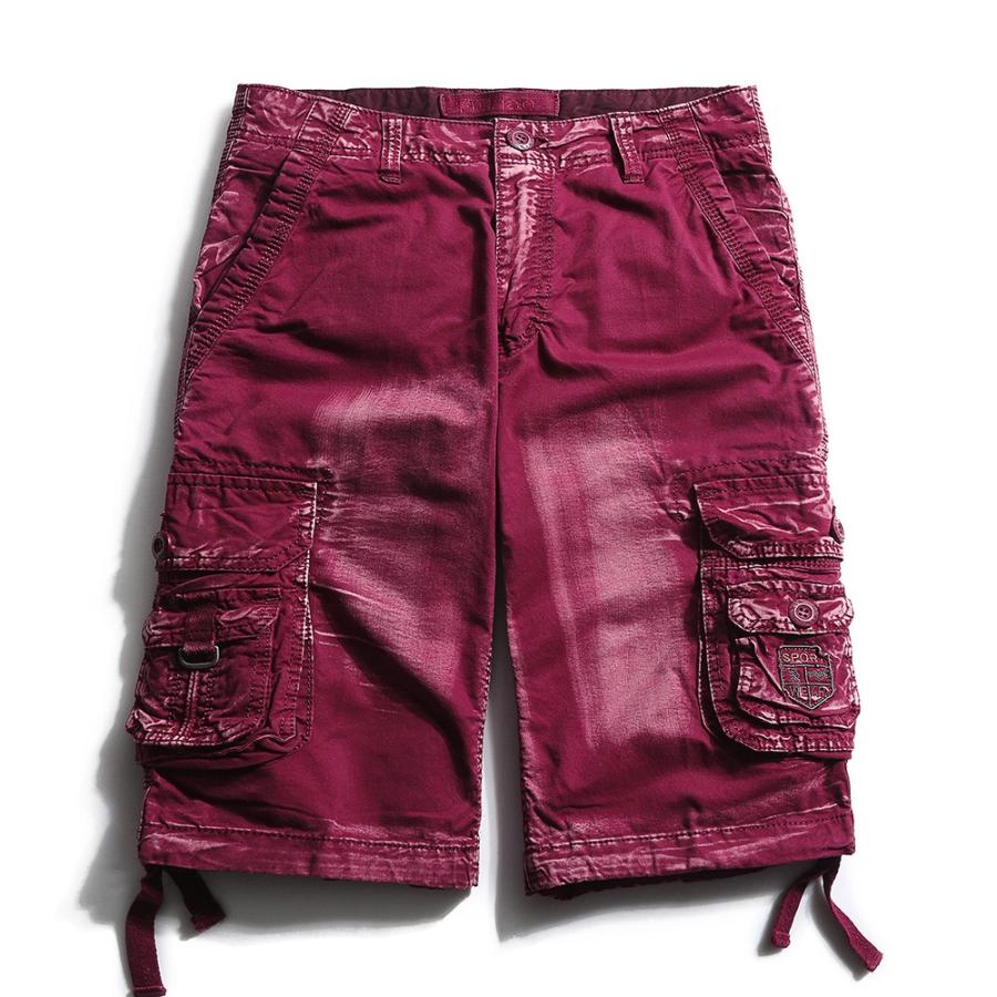 ショートパンツ メンズ 無地 迷彩柄 カーゴパンツ ミリタリー系 夏物 五分丈 カジュアル | ホームアイホーム | 03