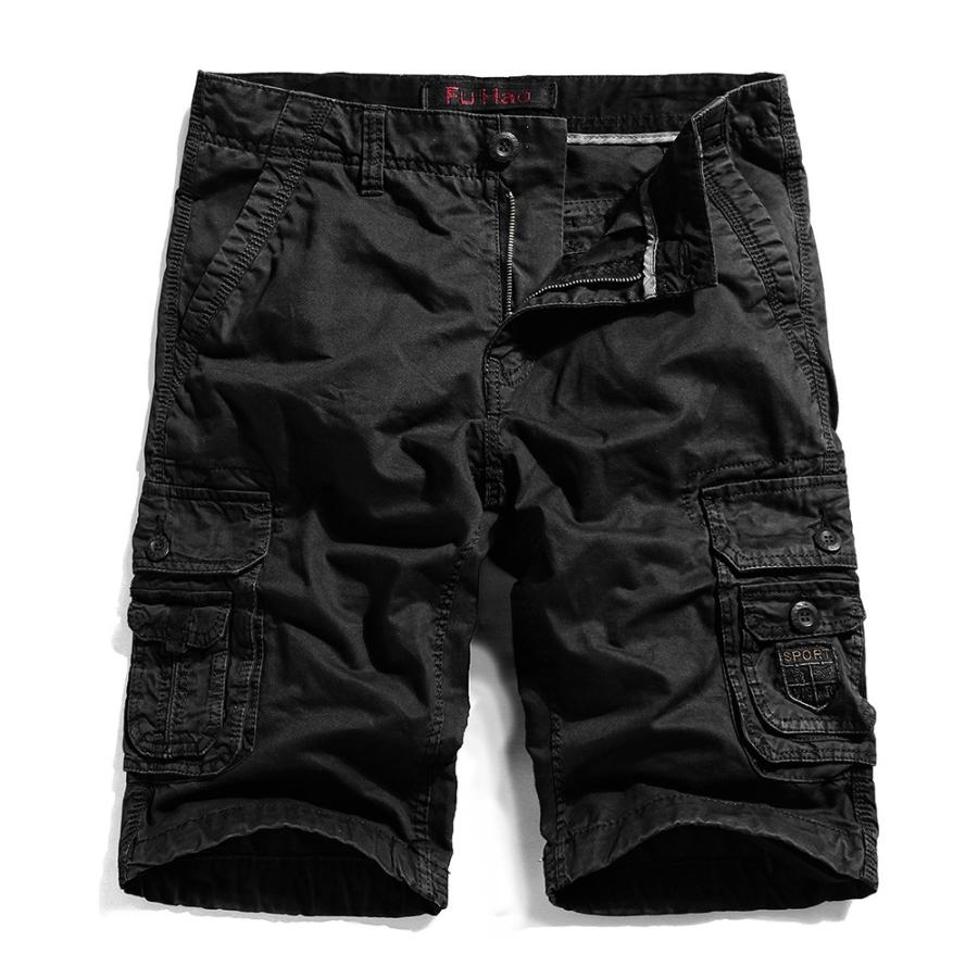 ショートパンツ メンズ 無地 迷彩柄 カーゴパンツ ミリタリー系 夏物 五分丈 カジュアル | ホームアイホーム | 05