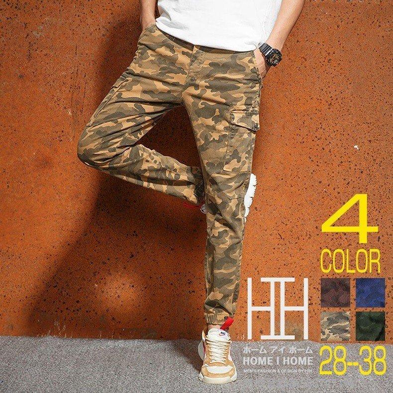 カーゴパンツ メンズ 迷彩 ストレッチ テーパードパンツ ミリタリー系 カジュアル オシャレ Gzk3535 Sevenplus 通販 Yahoo ショッピング