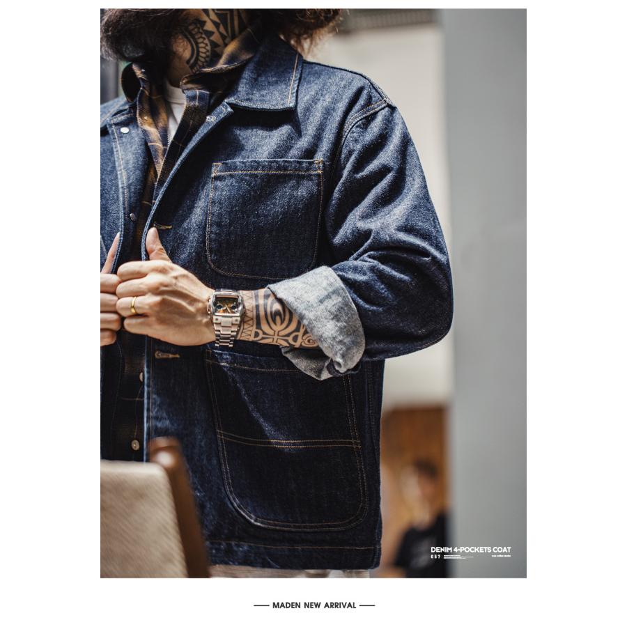 ホームアイホーム デニムジャケット シャツジャケット メンズ