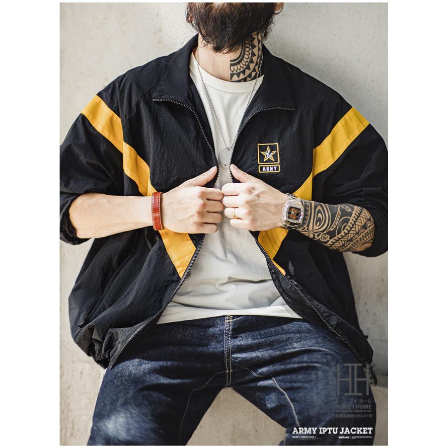 ホームアイホーム トレーニングジャケット ナイロン メンズ ミリタリー