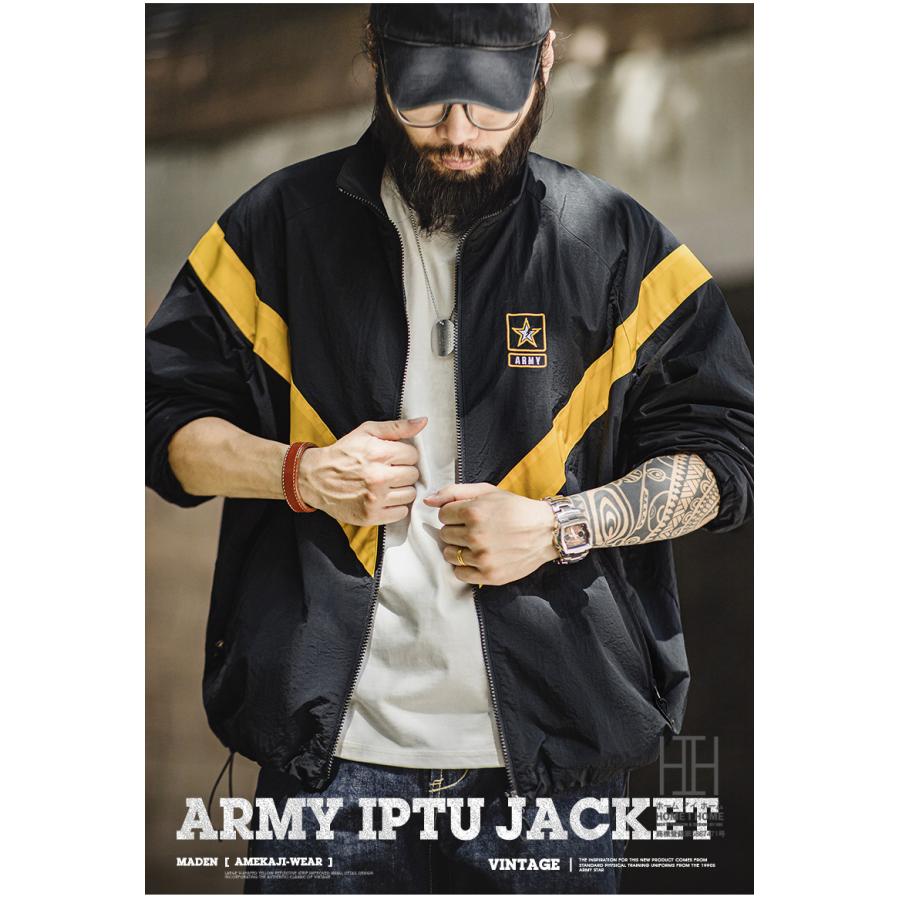 ホームアイホーム トレーニングジャケット ナイロン メンズ ミリタリー