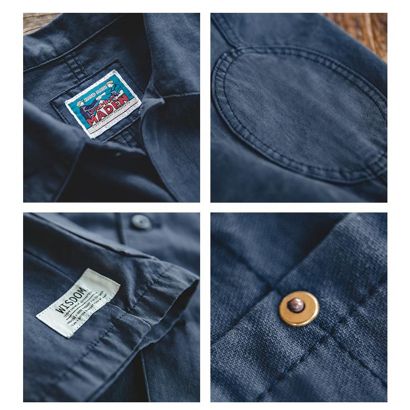 ホームアイホーム ワークジャケット 多ポケット ボタン留め 大