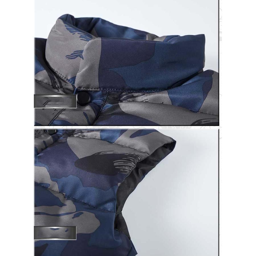 ダウンベスト 中綿ベスト メンズ レディース 無地 迷彩 カモ 撥水 防風 中綿 ジャケット ブルゾン 冬物 かっこいい おしゃれ  防寒 アウトドア 作業着 | ホームアイホーム | 05