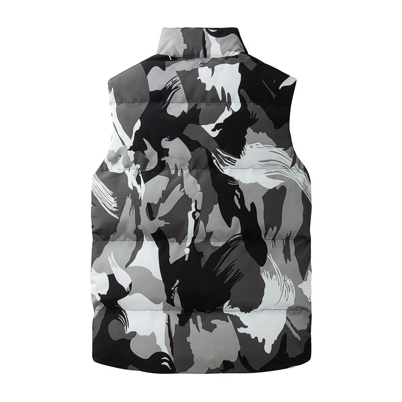 ダウンベスト 中綿ベスト メンズ レディース 無地 迷彩 カモ 撥水 防風 中綿 ジャケット ブルゾン 冬物 かっこいい おしゃれ  防寒 アウトドア 作業着 | ホームアイホーム | 07