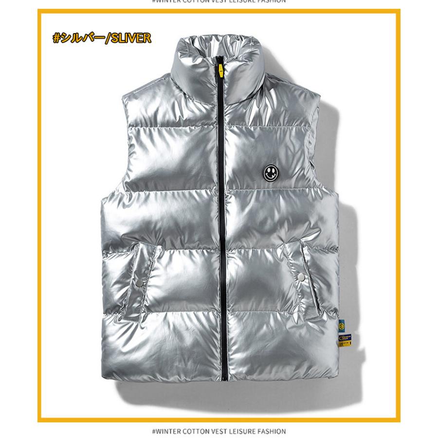 Black & White ダウンベスト ライトグレー Black & White ダウンベスト ライトグレー Black & White ダウン