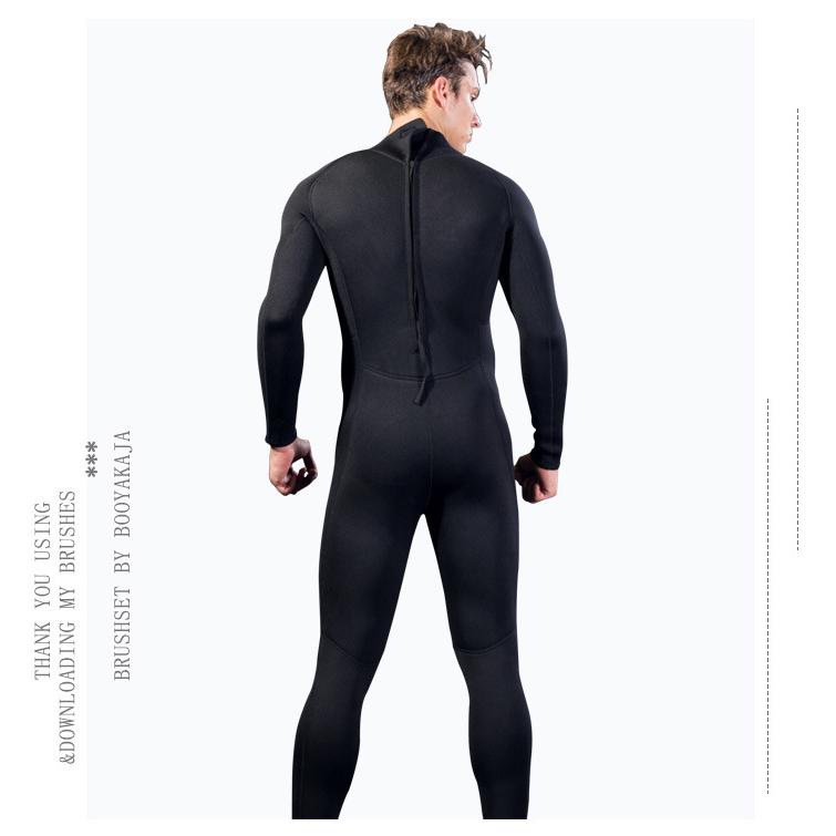 ウェットスーツ メンズ 3mm フルスーツ ストレッチ ネオプレーン ダイビング サーフィン バックジップ 保温 MS042 | ホームアイホーム | 08