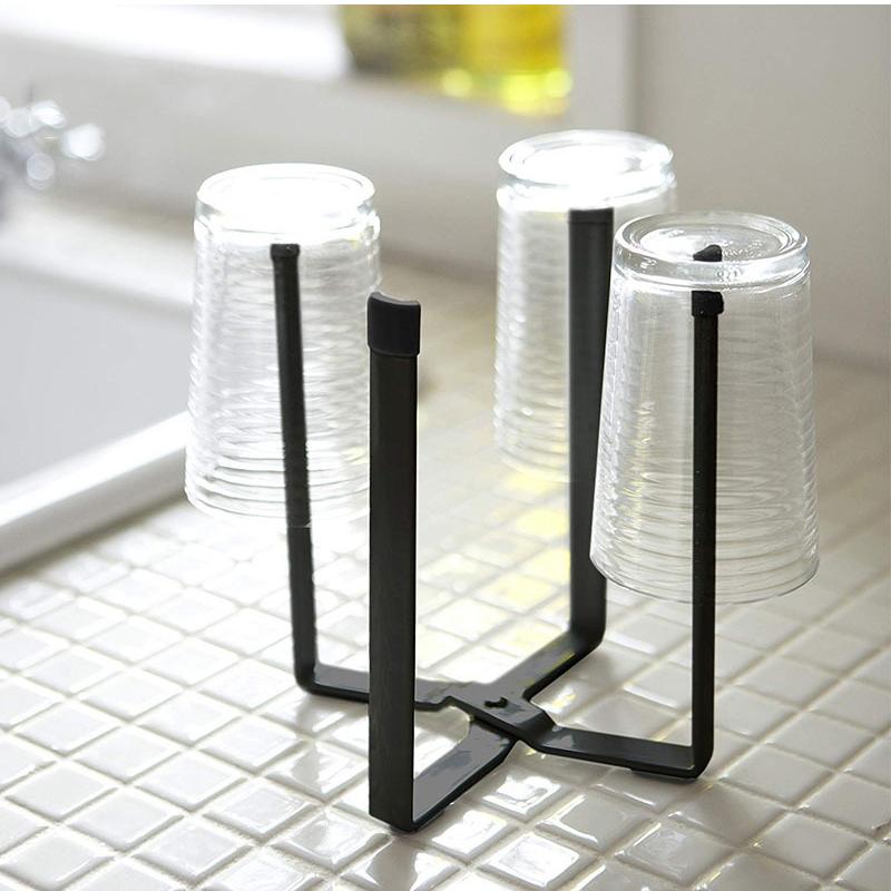 ポリ袋エコホルダー 三角コーナー 流し台 シンク上 キッチン キッチンスタンド グラスホルダー 折りたたみ | ホームアイホーム | 06