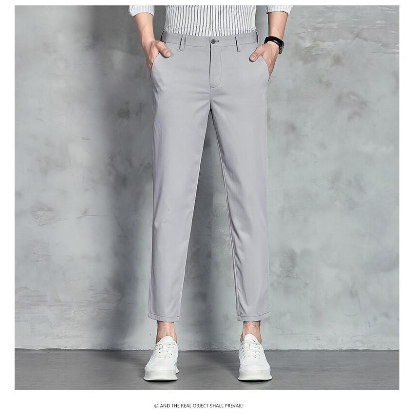 ホームアイホーム スラックス アンクルパンツ メンズ 九分丈 ビジネス