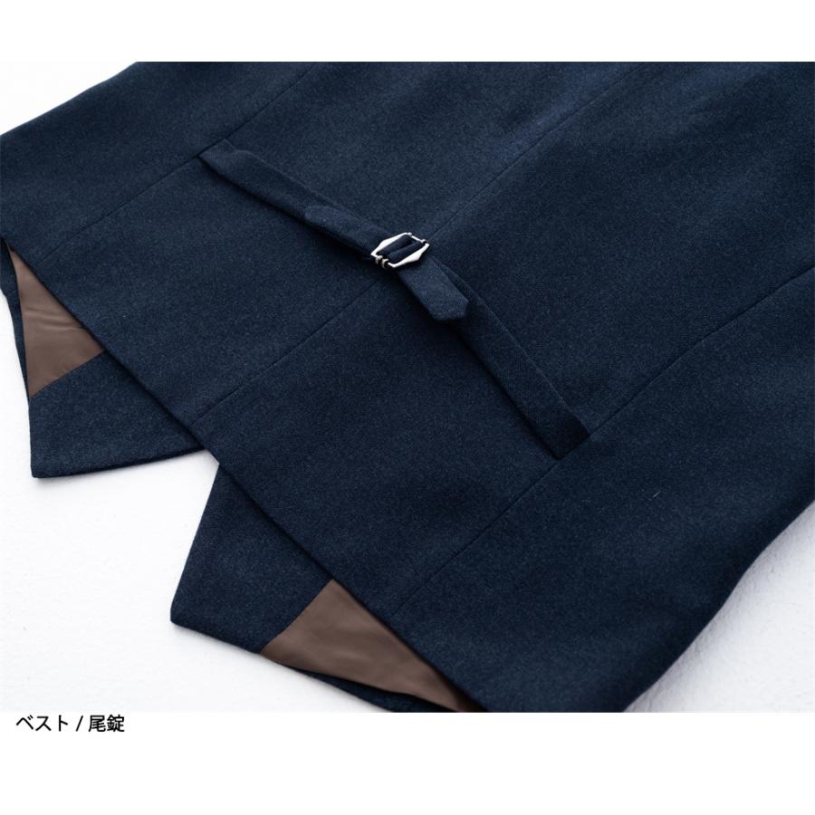 3ピース スーツ スリーピーススーツ メンズ ビジネス スーツ スリム ワンボタン シングル ジレ ベスト付き 三つ揃いスーツ ブローチ付属  ビジネススーツ | ホームアイホーム | 15