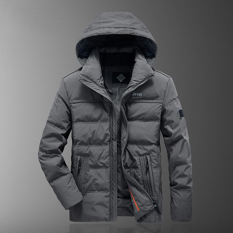 ホームアイホーム JEEP ダウンジャケット 80%ダウン メンズ 脱着