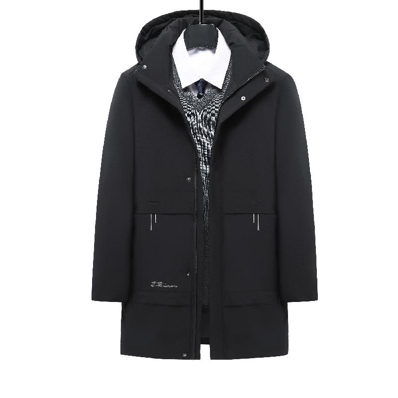 ホームアイホーム ダウンライナー脱着可能のミディアム丈フード付き