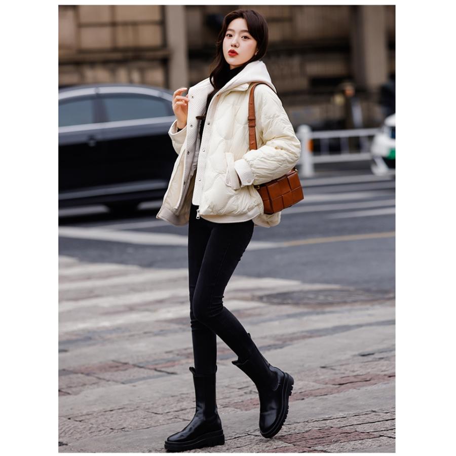 ホームアイホーム フェイクレヤード ダウンジャケット