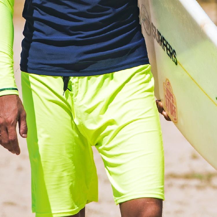 ホームアイホーム ラッシュガード 長袖 メンズ 水着 蛍光色 UVカット