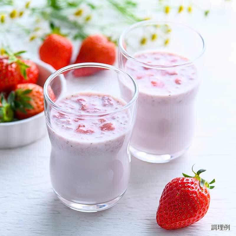 牛乳で作る 飲むデザート ザク切りいちご1食8ｇ10パックアスザックフーズ 牛乳デザート 牛乳 いちご デザート 簡単 インスタント フリーズドライ |  | 01