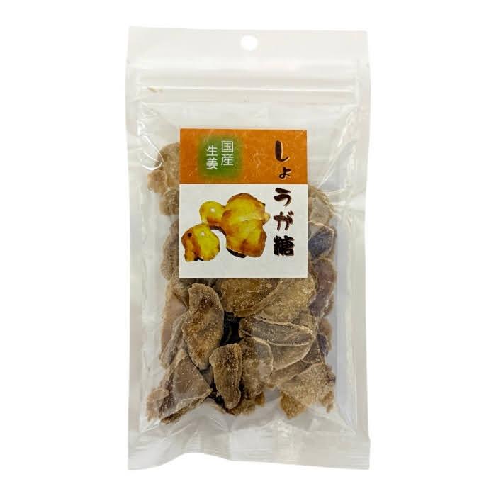 国産生姜使用 しょうが糖 ドライタイプ 43g ピリッと香る生姜の甘味 国産しょうが | 