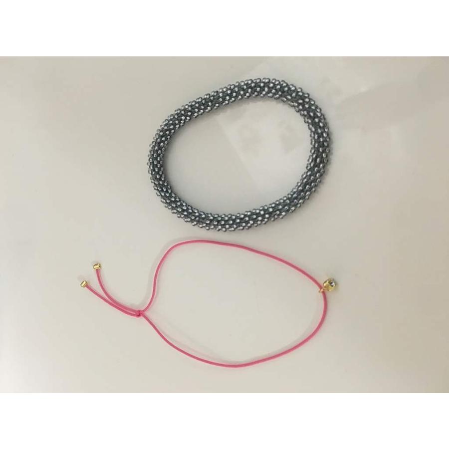 ビーズブレスレット　　ビーズブレスとコードブレスセット JC2248C |  | 02