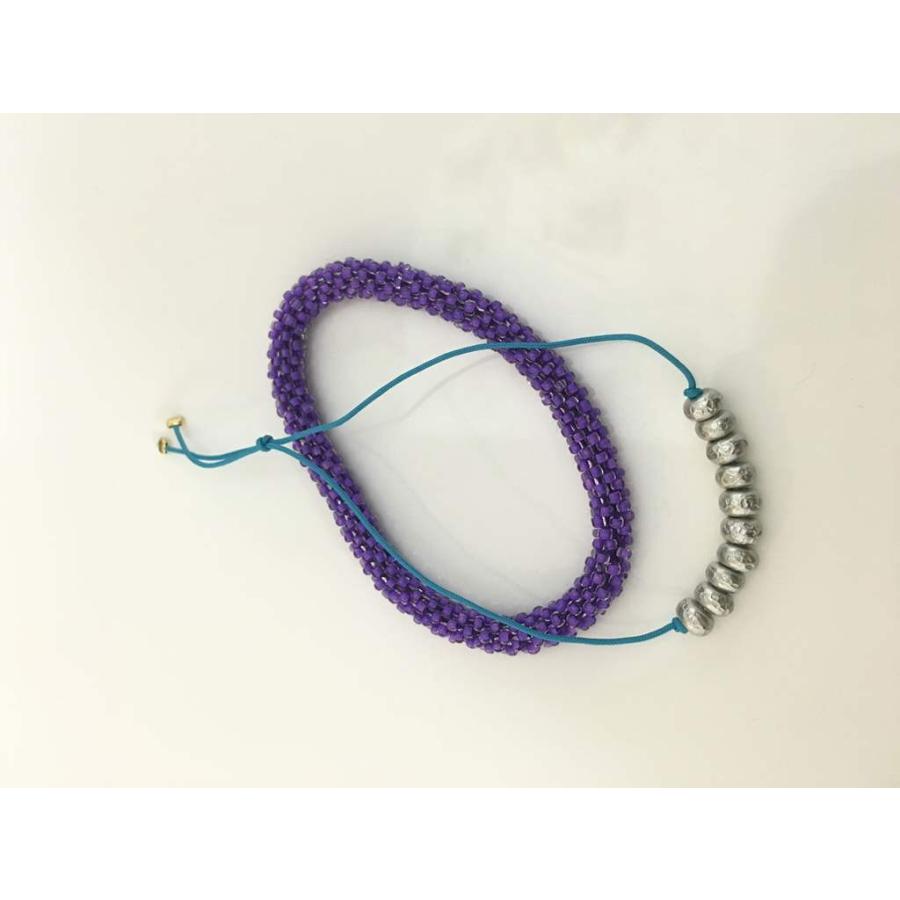 ビーズブレスレット　　ビーズブレスとコードブレスセット JC2248J |  | 02