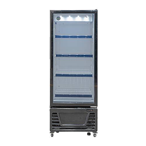業務用(ジェーシーエム)RIT　タテ型冷蔵ショーケース　RITS-214　214リットル　幅570×奥行550×高さ1557mm
