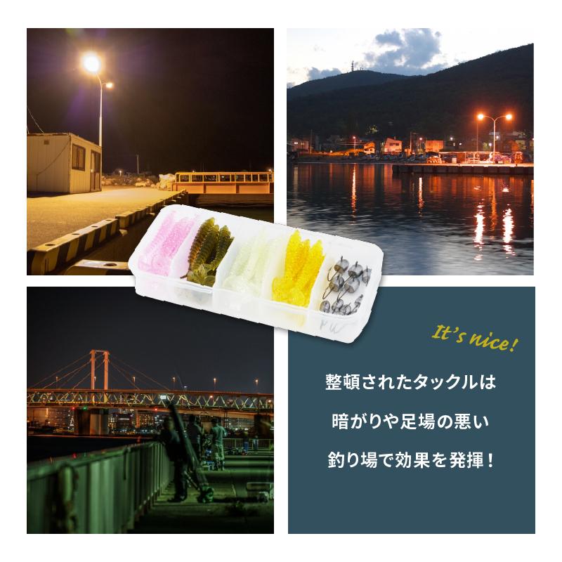 アジング ワーム ジグヘッド ライトゲーム セット 1g 2g