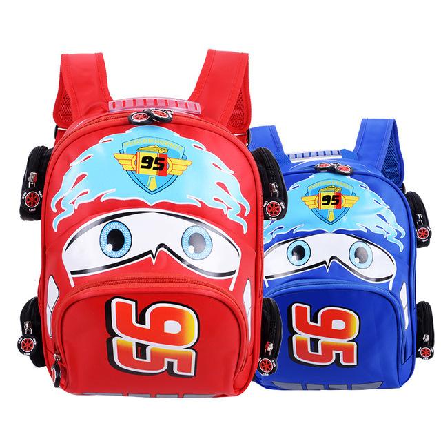 ディズニー Disney Cars カーズ マックィーン 日本最大級の品揃え 軽量 子供用リュックサック 通学バッグ 大容量 リュックサック