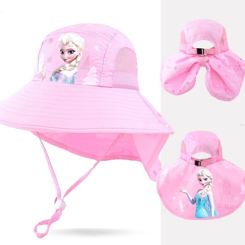 Disney ディズニー アナ雪 エルサ 子供 帽子 日よけ Uv 紫外線 たれ付き つば広帽子 子供 こども キッズ Uvハット ビーチハット マリンハット 日よけ Cap15 セブンシーズファッション 通販 Yahoo ショッピング