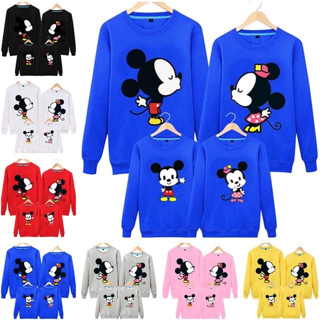 ディズニー ミッキー プルオーバー プリントスウェット トレーナー トップス カップル 親子服お揃い メンズ レディース キッズ グッズ Couple226 セブンシーズファッション 通販 Yahoo ショッピング
