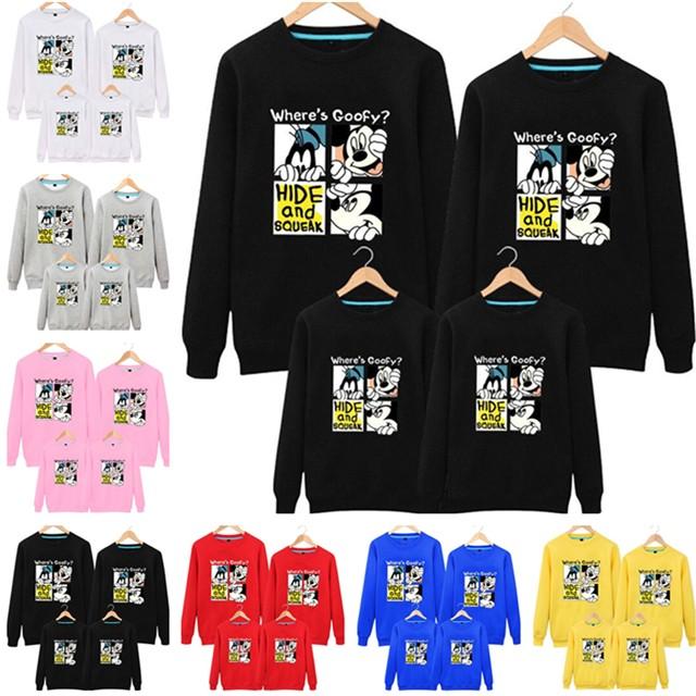 ディズニー ミッキー プルオーバー プリントスウェット トレーナー トップス カップル 親子服お揃い メンズ レディース キッズ グッズ Couple228 セブンシーズファッション 通販 Yahoo ショッピング