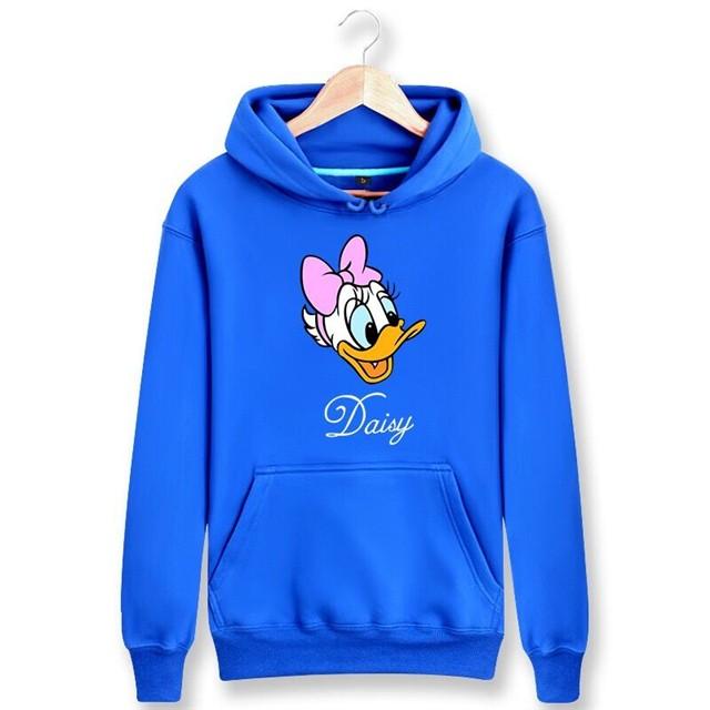 ディズニー ドナルド デイジーメンズレディース お揃いカップルペアルックウェア プルオーバー プリントパーカー トレーナー 長袖 フード付き男女兼用 Couple284 セブンシーズファッション 通販 Yahoo ショッピング