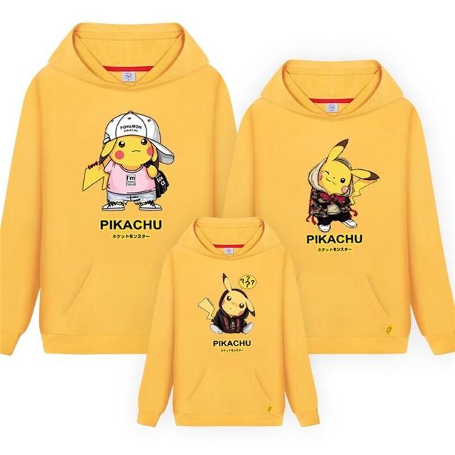 薄手ピカチュウ プルオーバー プリントパーカー トレーナー トップス 長袖 フード付き カップル 親子服お揃い メンズ レディース キッズ Couple330 セブンシーズファッション 通販 Yahoo ショッピング
