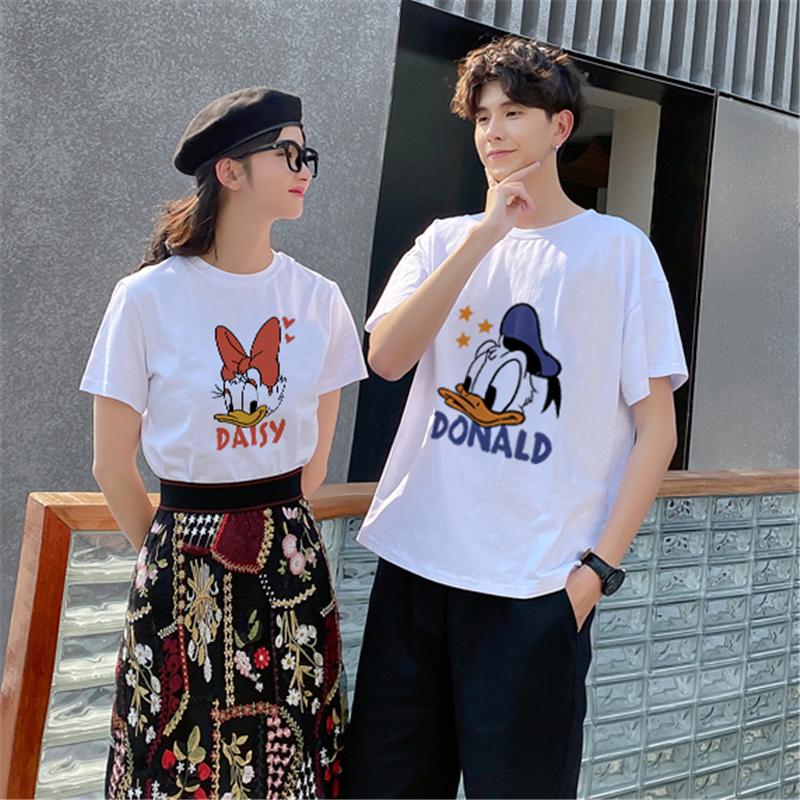 Donaldドナルド Daisyデイジー 半袖シャツ ペアｔシャツ トップス カットソー メンズ レディース お揃い ご夫婦 友達 カップル ペアルック 男女兼用 Couple642 セブンシーズファッション 通販 Yahoo ショッピング