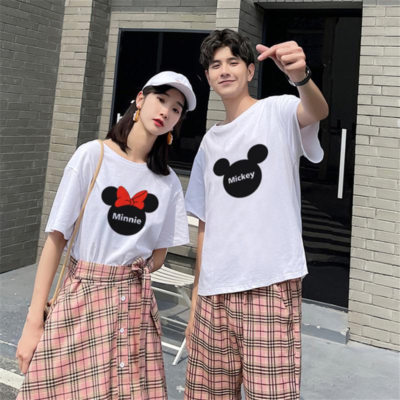 ディズニー ミッキー 半袖シャツペアｔシャツ Tシャツ トップス カットソーメンズレディース 恋人 お揃い ご夫婦 友達カップル ペアルック 春夏 Vfmpnilxhm レディースファッション Www Onstageexperiences Com