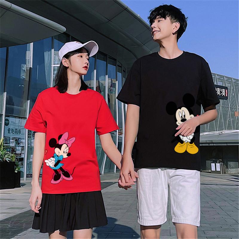 ディズニーミッキー 半袖シャツペアｔシャツ Tシャツ トップス カットソーメンズレディース 恋人お揃い ご夫婦 友達カップル ペアルック 男女兼用 Couple657 セブンシーズファッション 通販 Yahoo ショッピング