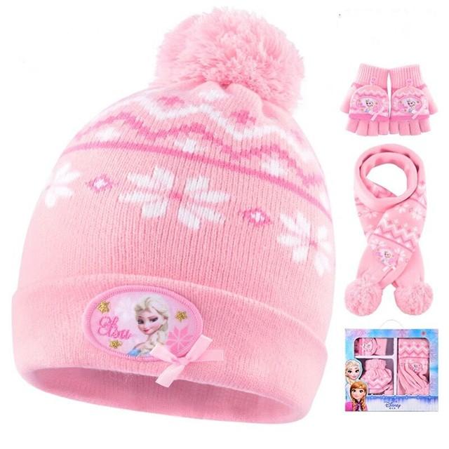 Disneyプリンセス Frozen フローズン ミッキー ミニー キッズ 子ども 幼児 Kids マフラー 手袋 帽子 3点セット 秋冬 子供用 ニット帽 暖かい 厚手 防寒 Kids91 セブンシーズファッション 通販 Yahoo ショッピング