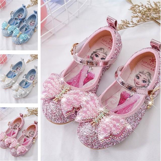 人気 ディズニー 子供用女の子 仮装 フラットシューズ バレエシューズ フォマール靴 プリンセス エルサ 靴 アナと雪の女王 グリッター素材 Kidshoes セブンシーズファッション 通販 Yahoo ショッピング