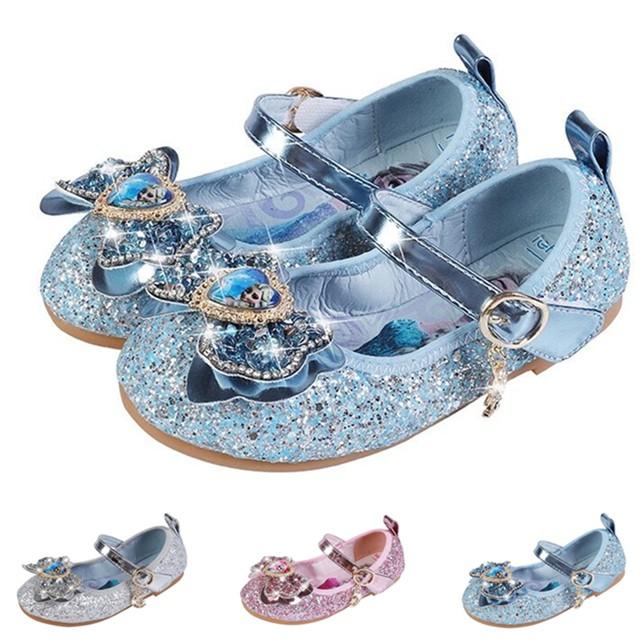 人気 ディズニー 子供用女の子 仮装 フラットシューズ バレエシューズ フォマール靴 プリンセス エルサ 靴 アナと雪の女王 グリッター素材 Kidshoes21 セブンシーズファッション 通販 Yahoo ショッピング