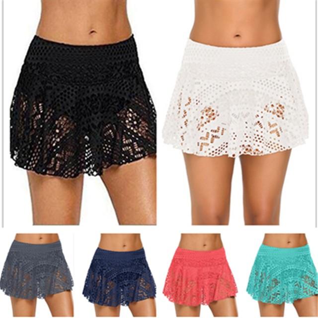 水着レディース スイムウエア レース ミニスカート ショーツ付きスカート レディース ボトムス 単品 体型カバーsmlxlxxl Mizugi215 セブンシーズファッション 通販 Yahoo ショッピング