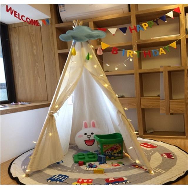 送料無料 キッズテント子供部屋テントハウス遊び小屋三角旗ledジュエリーライト3点セット Wubiao Tent01 セブンシーズファッション 通販 Yahoo ショッピング