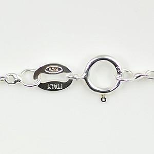 イタリア製 シルバー925 丸アズキチェーン1.6mm 50cm 3本入り AZM-40