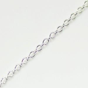 イタリア製 シルバー925 丸アズキチェーン1.6mm 50cm 3本入り AZM-40