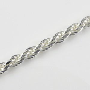 ITALY シルバー925 カットロープチェーン ネックレス 太め 40cm イタリア製 シルバー925 カットロープチェーン1.8mm 40cm 3本入り CRP