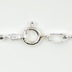 【イタリア製】　ヴィンテージボールチェーン　シルバー925 ITALY 新品【イタリア製】シルバー925 ボールチェーン ネックレス 50