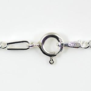 イタリア製 シルバー925 フィガロチェーン1.8mm 45cm 3本入り FC-50-45 