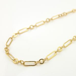 14KGFフィガロフラットチェーン幅約2.0mm 切り売り 1mカット GFFCF-35