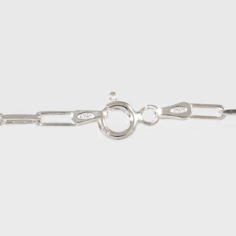 イタリア製 シルバー925 ペーパークリップチェーン2.3mm 50cm 3本入り