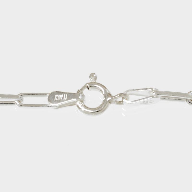 イタリア製 シルバー925 ペーパークリップチェーン2.3mm 60cm 3本入り