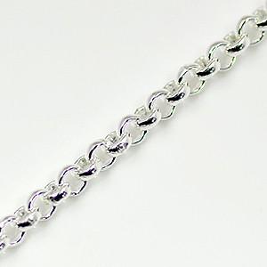 イタリア製 シルバー925 ロロチェーン2.5mm 40cm 3本入り RL-45-40 SV925シルバーチェーン スターリングシルバー ネックレスの画像