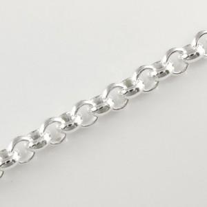 イタリア製 シルバー925 ロロチェーン3.2mm 50cm 3本入り RL-55-50 
