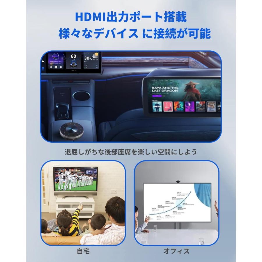 【送料無料】 Ottocast オットキャスト 新型 OttoAibox P3 CarPlay AI Box Picasou Android 12.0 youtube netflix｜sevensfarm｜06